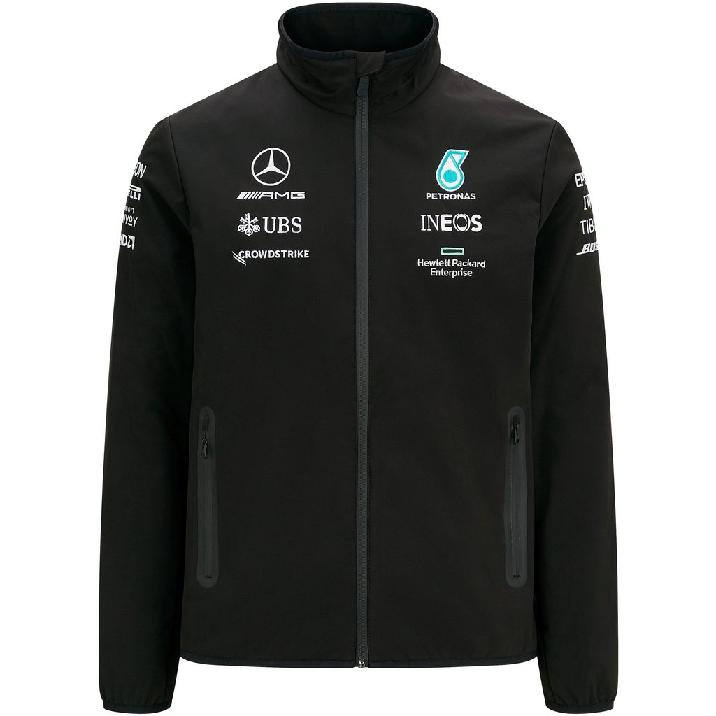 2021 Mercedes Benz AMG Petronas F1 Team Softshell Jacket Black - GPStore