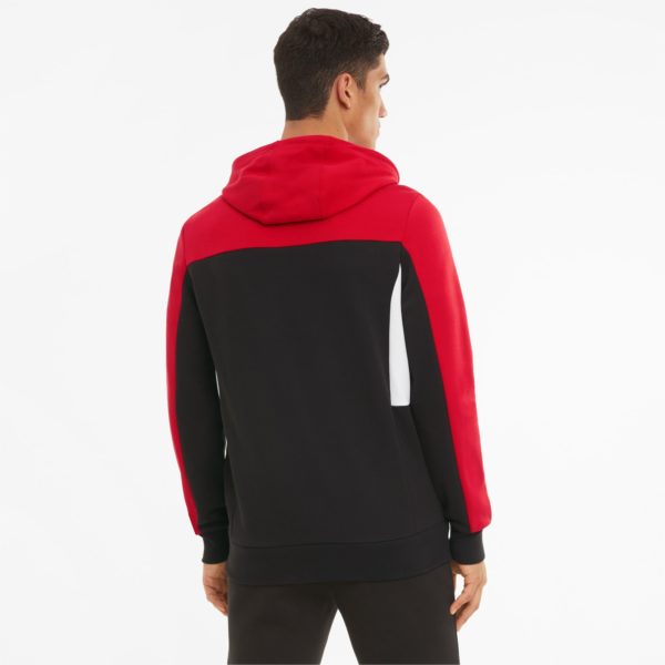 scuderia ferrari race men's hooded sweat jacket