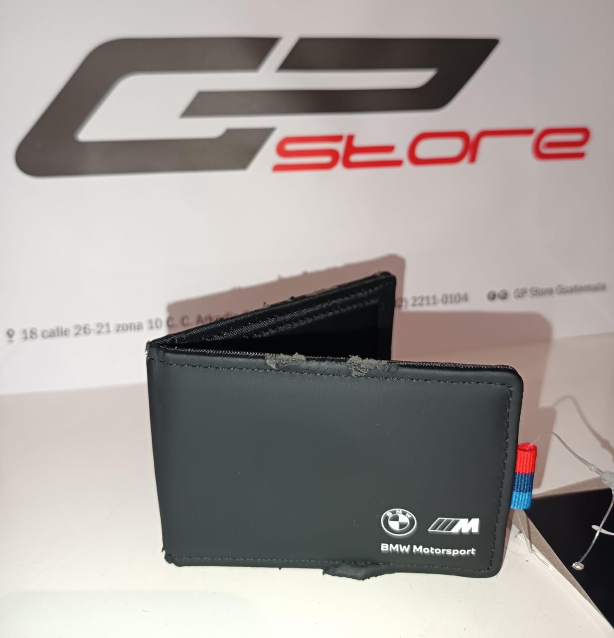BMW M Motorsport Small Wallet (Synthetic leather problem) SALE 80%OFF