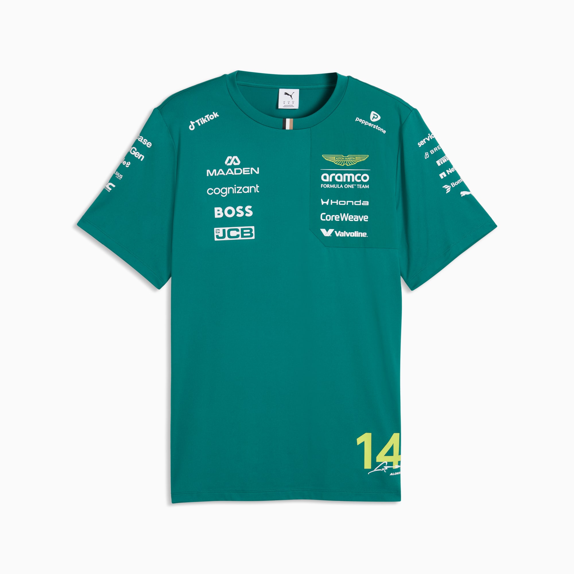 PUMA x Aston Martin F1 Team Fernando Alonso Playera Réplica