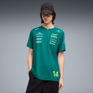 PUMA x Aston Martin F1 Team Fernando Alonso Playera Réplica