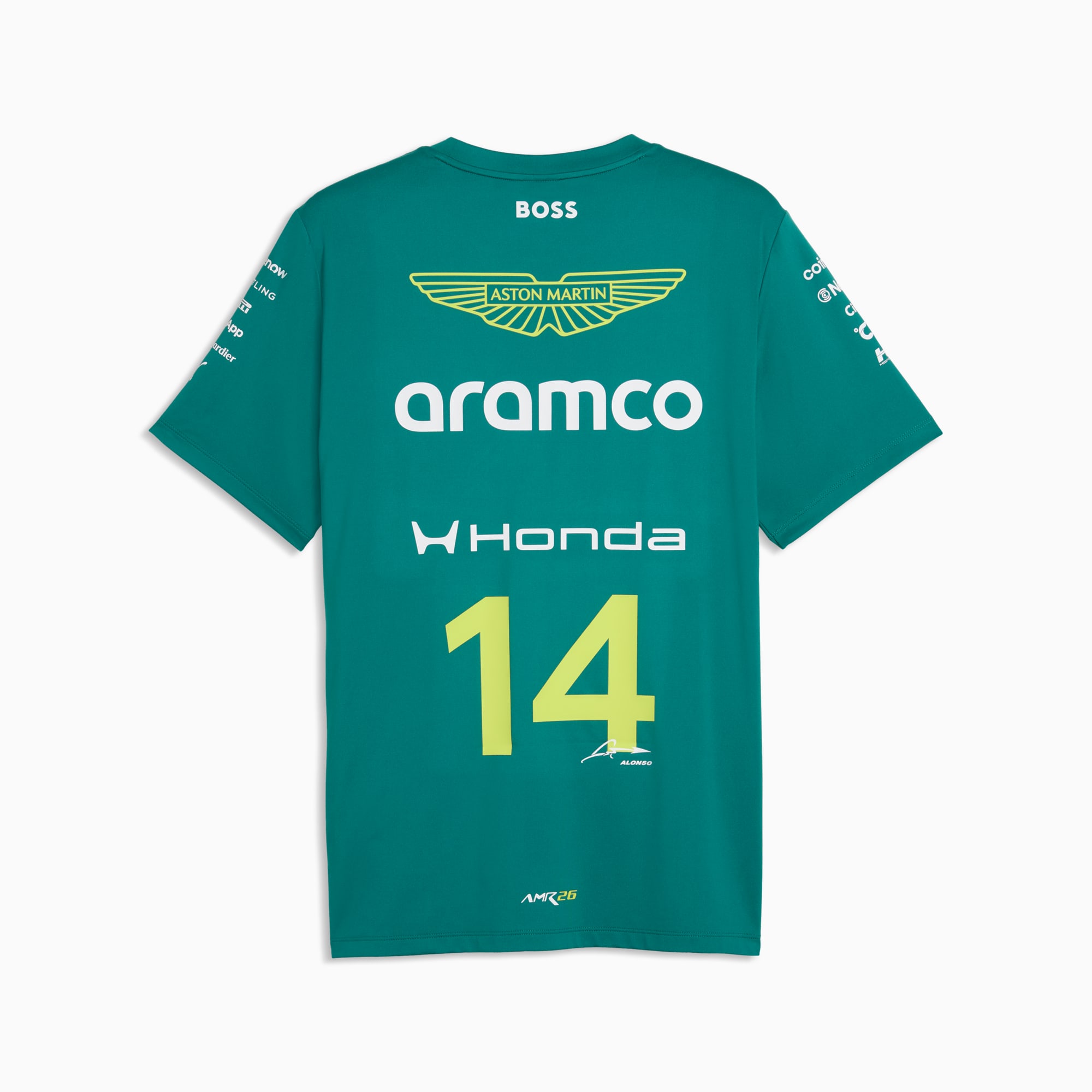 PUMA x Aston Martin F1 Team Fernando Alonso Playera Réplica
